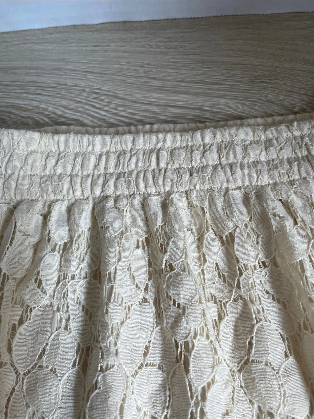GAP Cream Lace A-Line Skirt